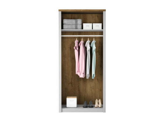 Stoffschrank Kleiderschrank aus Stoff Kleiderstange Schlafzimmerschrank