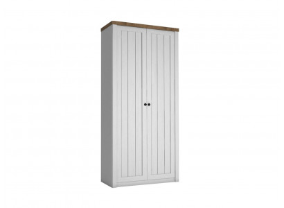 Textilní skříň s tyčí na oblečení