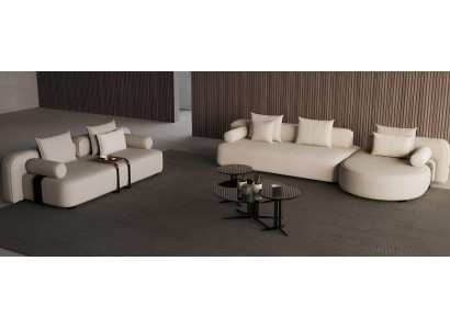 Moderní souprava pohovek pro pohodlí a útulnost