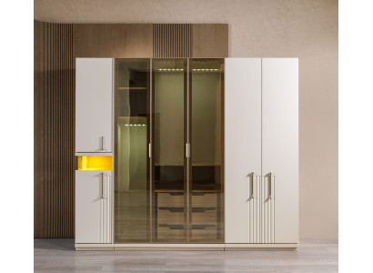 Moderní skříň 251 cm velká do ložnice