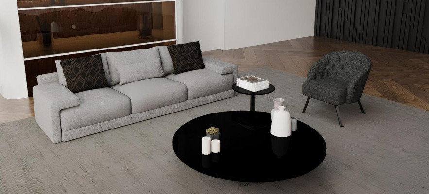 Sofa s křeslem v elegantním a komfortním designu