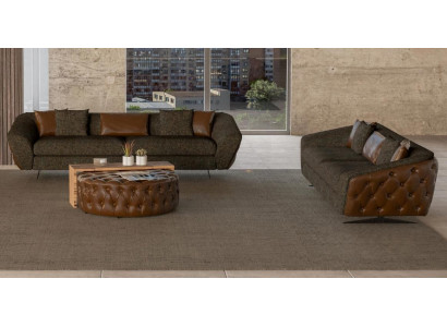 Sada sedacího nábytku 2x pohovka v moderním stylu a měkkosti pro váš domov