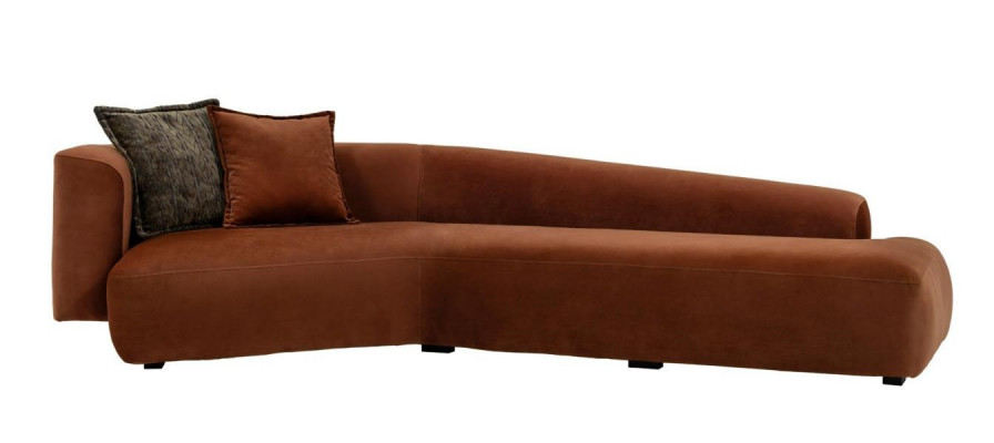 Pohovka do interiéru s měkkým bodem přitažlivosti