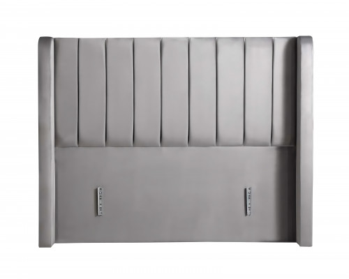 Elegantní postel s matrací v béžovém materiálu