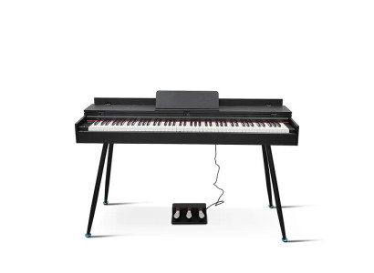 Schwarzes Piano Digitalpiano Stage Klavier Hochglanz Heimklavier