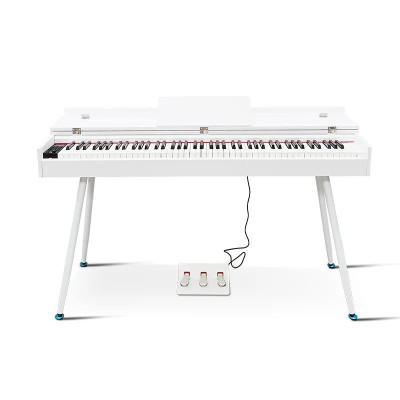 Piano Digitalpiano Stage Klavier Hochglanz Weißes Heimklavier