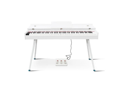 Piano Digitalpiano Stage Klavier Hochglanz Weißes Heimklavier