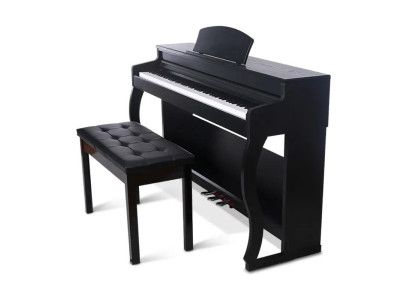 Schwarzes Piano Digitalpiano Stage Klavier Hochglanz Heimklavier