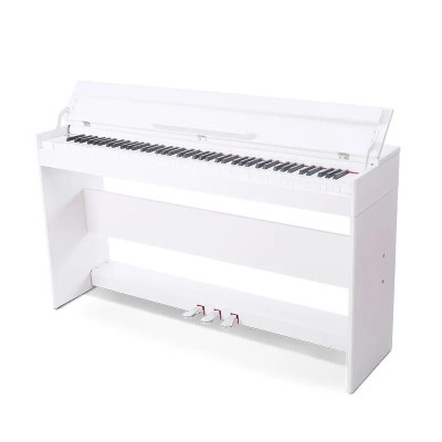 Digitales Klavier Piano Heimklavier Digital Keyboard 137cm Weiß