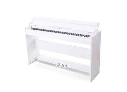 Digitales Klavier Piano Heimklavier Digital Keyboard 137cm Weiß