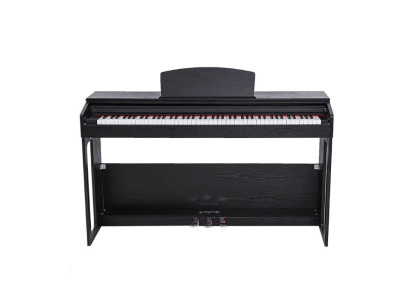 Digitales Klavier Piano Heimklavier Digital Keyboard 138cm Schwarz