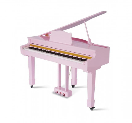 Růžový digitální klavír