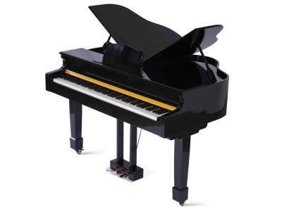Schwarzes Klavier Digitalpiano Flügelklavier Hochglanz Piano Klaviere