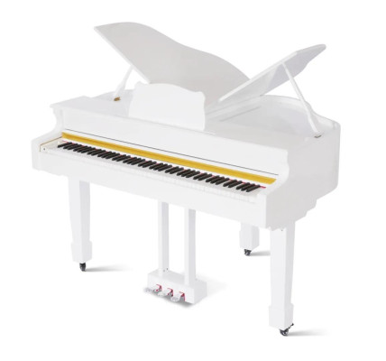 Weiß  Klavier Digitalpiano Flügelklavier Hochglanz Piano Klaviere
