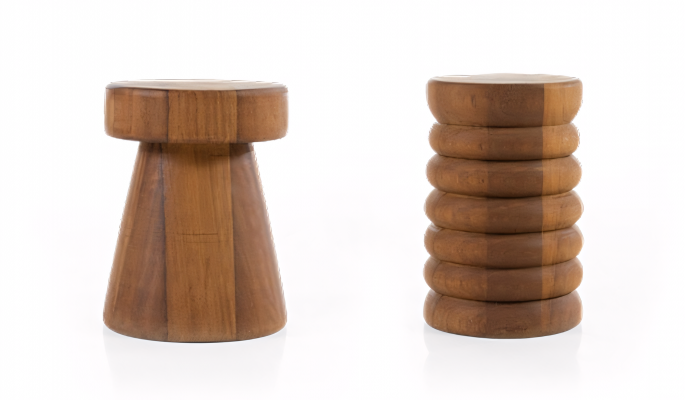 Minimalistický pomocný stolek, který vytváří komfort