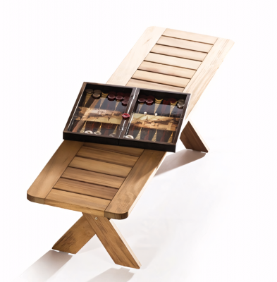 Lavička krásy a funkčnosti v detailu