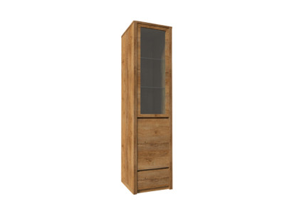 Vitrinenschrank Glasvitrine Anrichte Küchenbuffet Glas-Regale Schublade