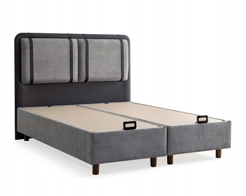 Elegantní a stabilní postel s matrací vnáší kouzlo do interiéru.