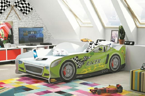 Dětská postel auto sportovní policejní vozidlo dětská postel postel pro mládež sen