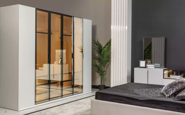 Šatní skříň Nábytek Skříň Italský styl Luxus Ložnice Skříně