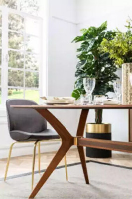 Jídelní stůl Design nábytek Jídelní stůl Luxus Italský Styl Dřevěný stůl Stoly