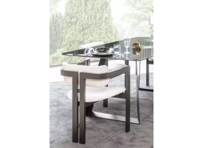 Jídelní židle židle křeslo designový jídelní stůl sedadlo dřevo luxus bílý