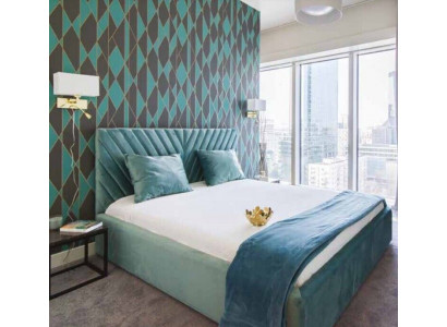 Dvojitý design lůžko moderního hotelu textilie luxusní ložnice postele postelový rám