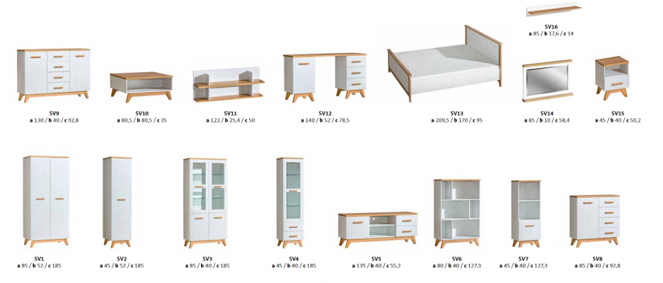 Wohnwand Wohnzimmer-Set Vitrine Lowboard Wandregal TV Tisch 5 tlgs Životní zeď Obývací sada Vitrína Nízký stolek Police televizoru Stůl 5 kusů