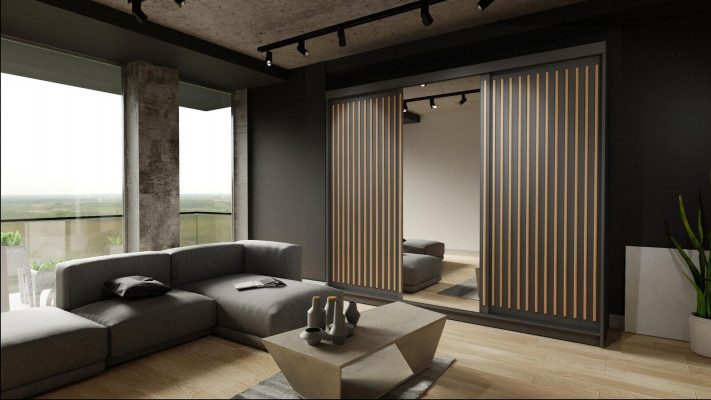 Skříň Moderní Styl Skříně Luxus Klasická Šatní Skříň Ložnice Dřevo
