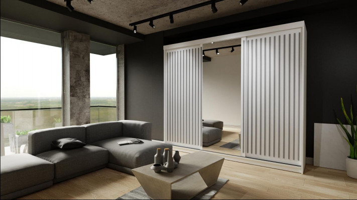 Skříň Moderní Styl Skříně Luxus Klasická Šatní Skříň Ložnice Dřevo