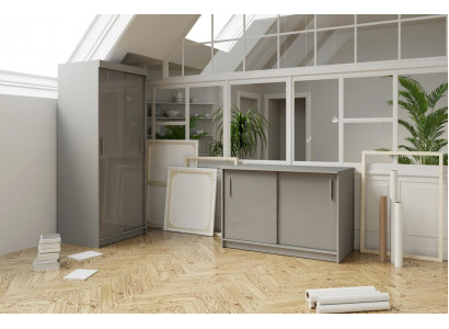 Design Kommoden Schrank Möbel Holz Luxus Möbel Garderobe 2tlg. Set Neu   Nábytek Design komody Skříň Dřevo Luxusní nábytek Šatní skříň 2dílná sestava Nová