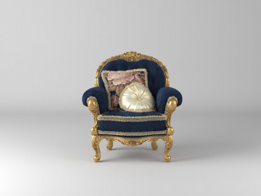 Nová křesla pohovky pohovky Klasické textilní klasické nábytek luxusní 1-sedačková pohovka