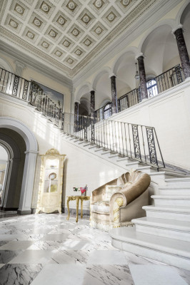 Skrýše Design Barokní styl Vitrína Bar Skříň Hmotný Regál Knihovna Dřevo