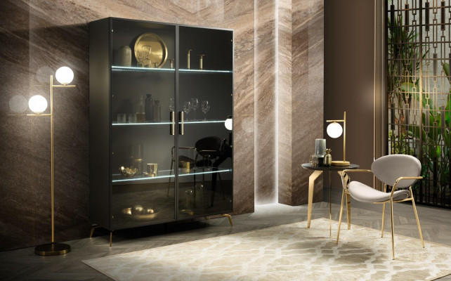 Vitrína skříň Moderní Vitríny Obývací Pokoje Moderní Nový