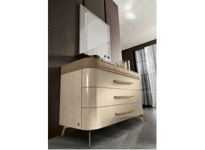 Komoda Sideboard Skříň Luxus Komody Skříň Regál Nábytek Dřevěná skříň Itálie