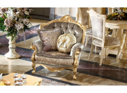 Nábytek židle Nový art deco design Křeslo Textilie Obývací pokoj Lounge Luxusní design