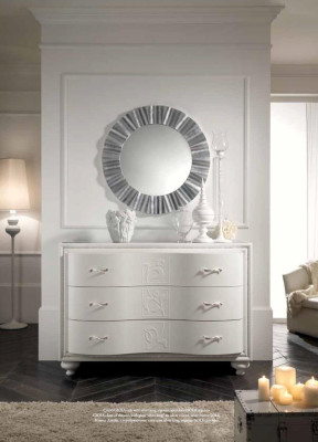 Komoda Sideboard Komody Designer Luxus Skříně Italský nábytek Dřevo Nový