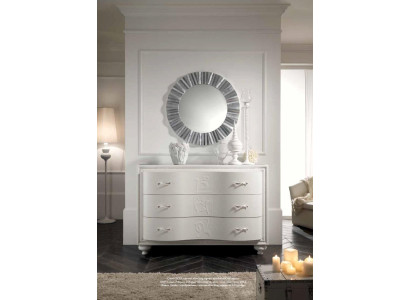 Komoda Sideboard Komody Designer Luxus Skříně Italský nábytek Dřevo Nový
