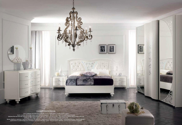 Komoda Sideboard Komody Designer Luxus Skříně Italský nábytek Dřevo Nový