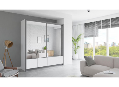 Moderní komoda se zásuvkami, skříňkou a zásuvkou, komody, skříně.