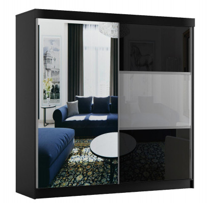 Skříň Dřevo Šatník Ložnice Klasický Moderní Styl Šatní Skříň