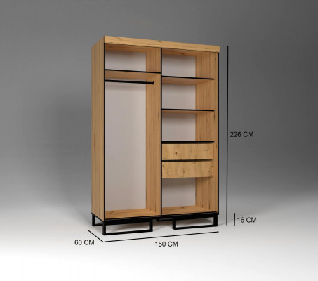 Moderní styl šatní skříň design nábytek skříně ložnice béžová skříň nová