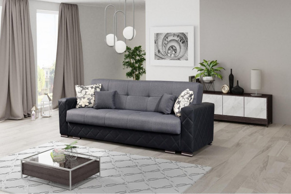 Dreisečtový luxusní velký pohovka couch textilní 3sedací sedací souprava polstrovaná sedací souprava nová