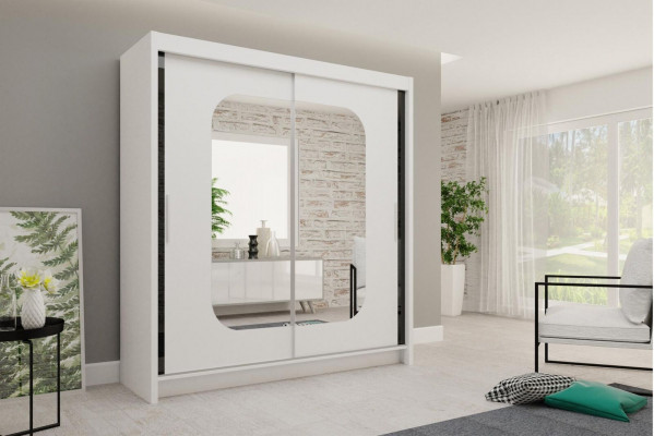 Designer skříň s vysokým leskem Nábytek Dřevo Nový Luxusní Šatník Nový