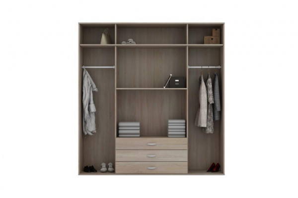 Skříň Dřevo Šatník Ložnice Skříně Moderní styl Šatní skříň Nová