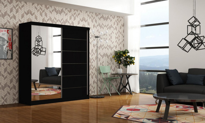 Design šatní skříně ložnice dřevěné oblečení Nový luxusní šatník se šikmými dvířky.