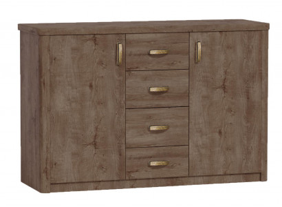 Luxus skříň Regál Nový Komoda Designérské komody Skříň Dřevo Lesklý XXL Velký