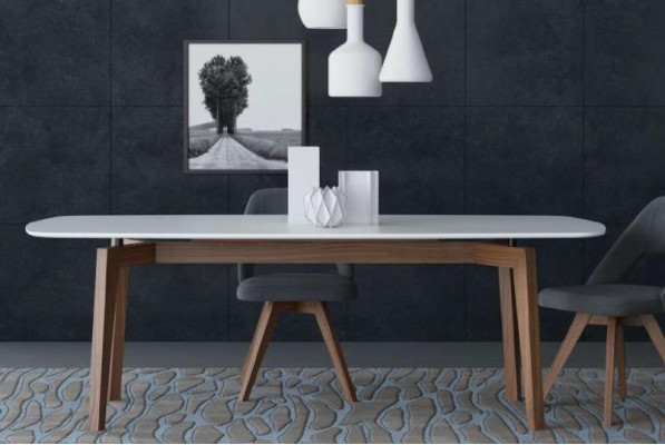 Jídelní set Luxusní nábytek Jídelní stůl židle Kredenc Masivní nábytek