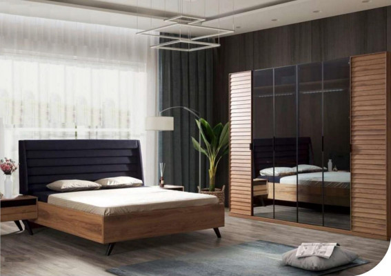 Velký ložní pokoj - ložní nábytek Šatní skříň Postel Noční stolky