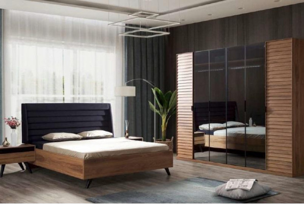 Velký ložní pokoj - ložní nábytek Šatní skříň Postel Noční stolky